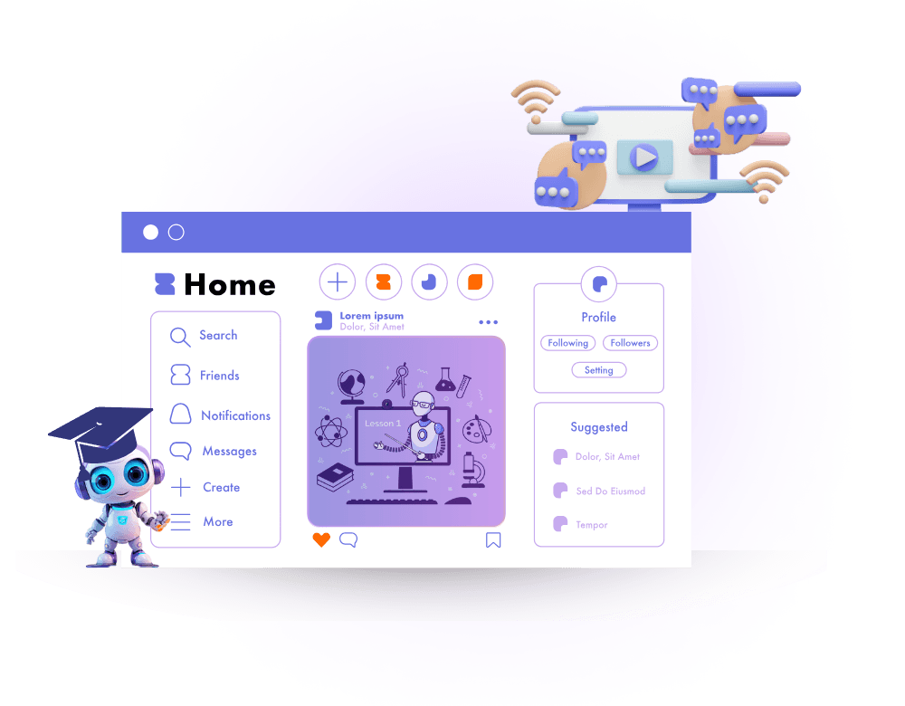 Dynamic e-learning modules — screenshot of the Textalky workflow