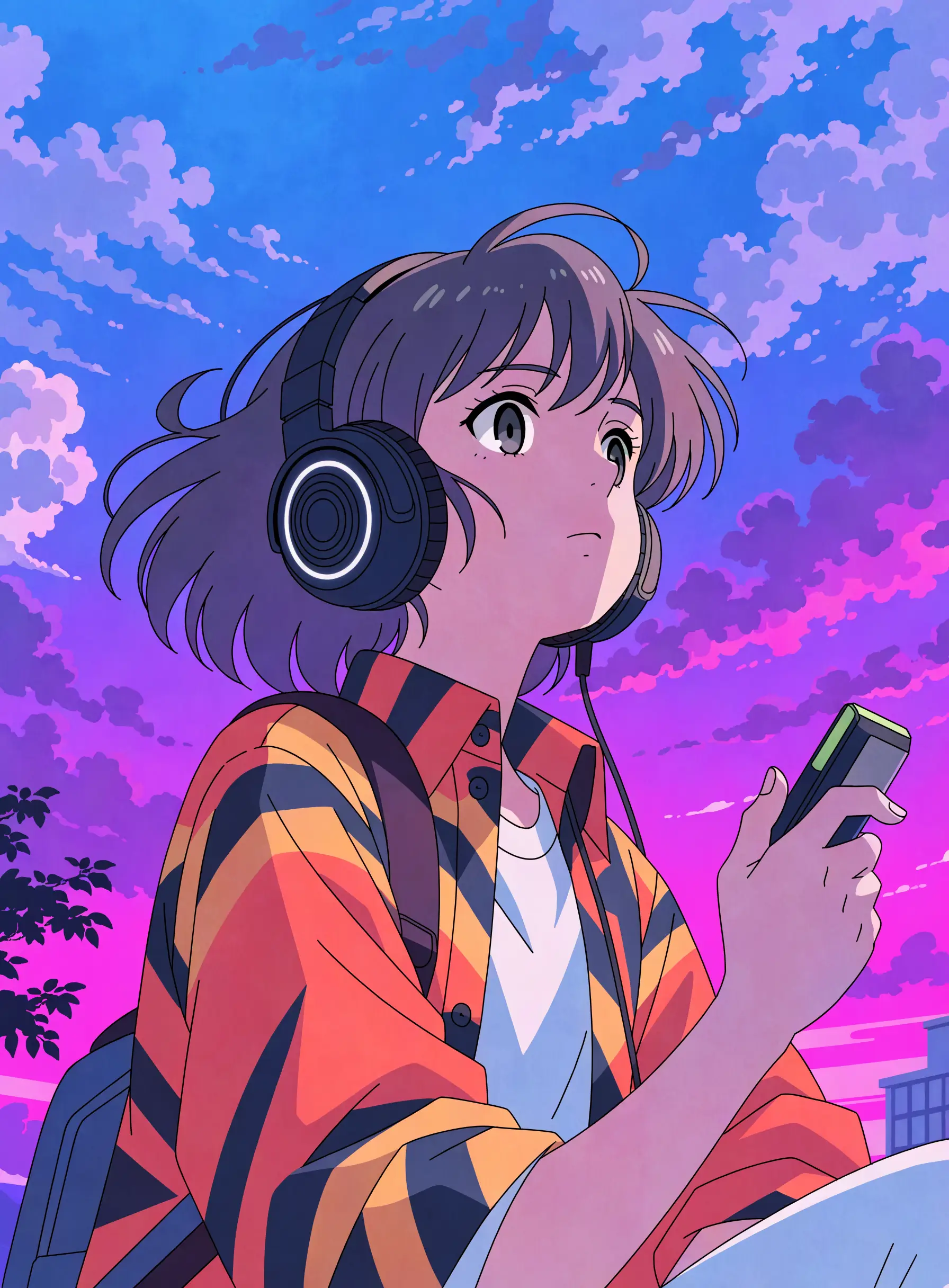 AI-generated Anime style visual
